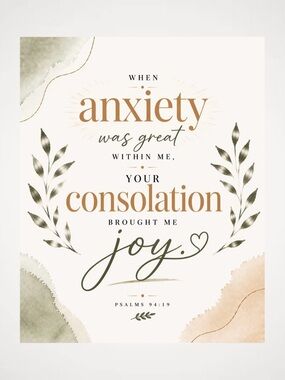 DDS Art Print, 8x10, Paper Print, Unframed, Anxious for Nothing Series